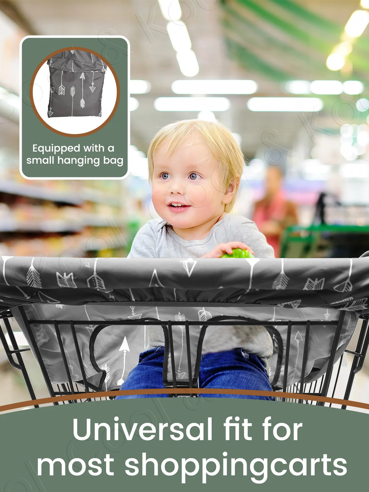 Waterproof Shopping Cart Cover for Babies & Toddlers