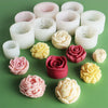 Rose & Peony Silicone Mold for Candle, Soap, and Resin Crafting