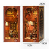 DIY Miniature Book Nook Kit - Retro Wooden Dollhouse Shelf Decor