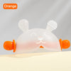 Bunny Silicone Teething Toy with Hidden Handle