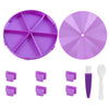 Rotating Diamond Painting Storage Tray with Divided Compartments