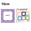 Box of 30 sheets of reusable non-stick release paper for diamond painting