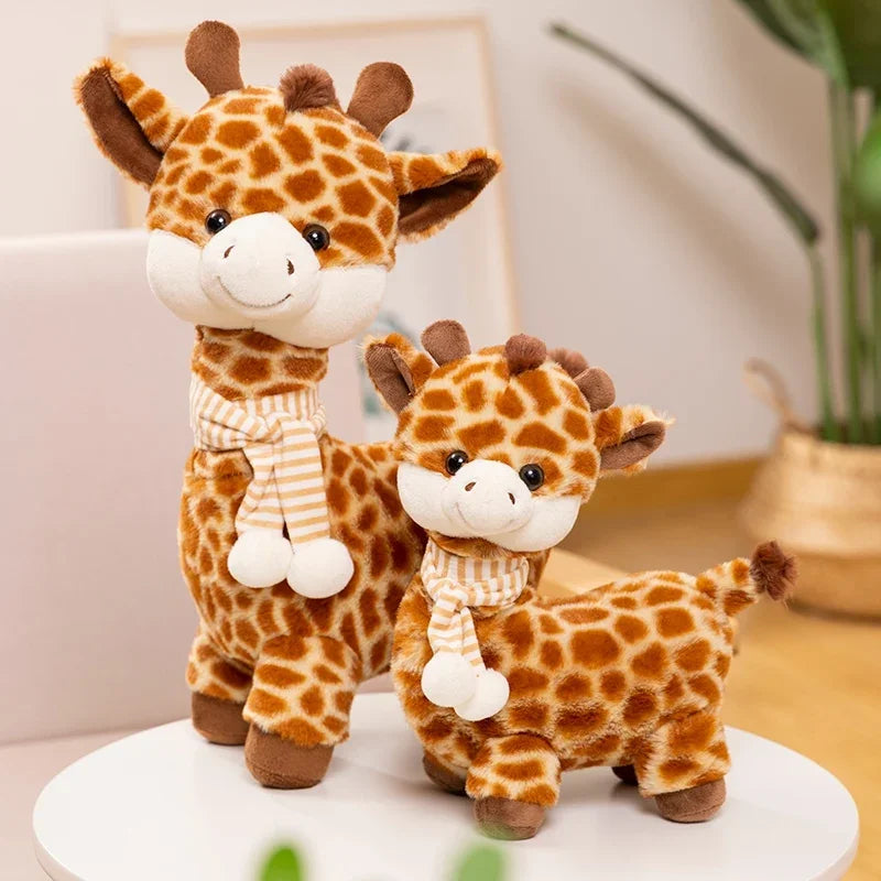 Adorable Giraffe Plush with Scarf