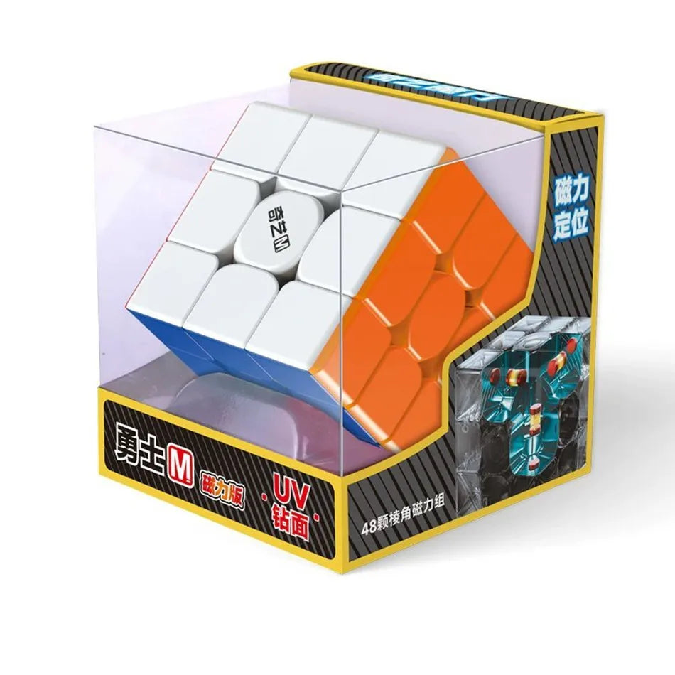 QiYi Warrior 3x3 Speed Cube – Smooth Turning Puzzle for Kids & Adults