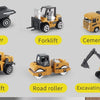 Die-Cast Metal Construction Truck Set - 6 Classic Vehicles