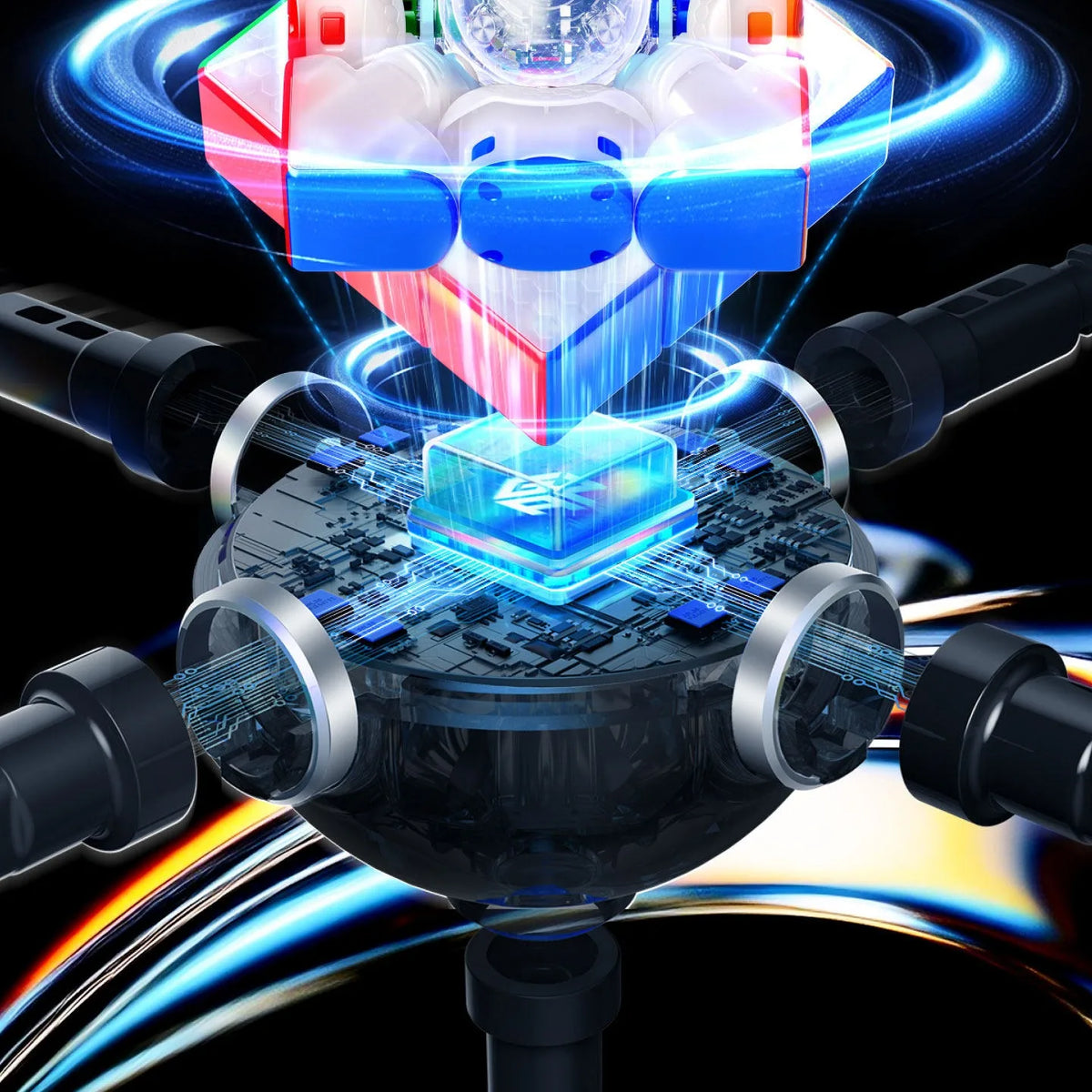 GAN16 Ui Maglev 3x3 Smart Speed Cube with Bluetooth Connectivity