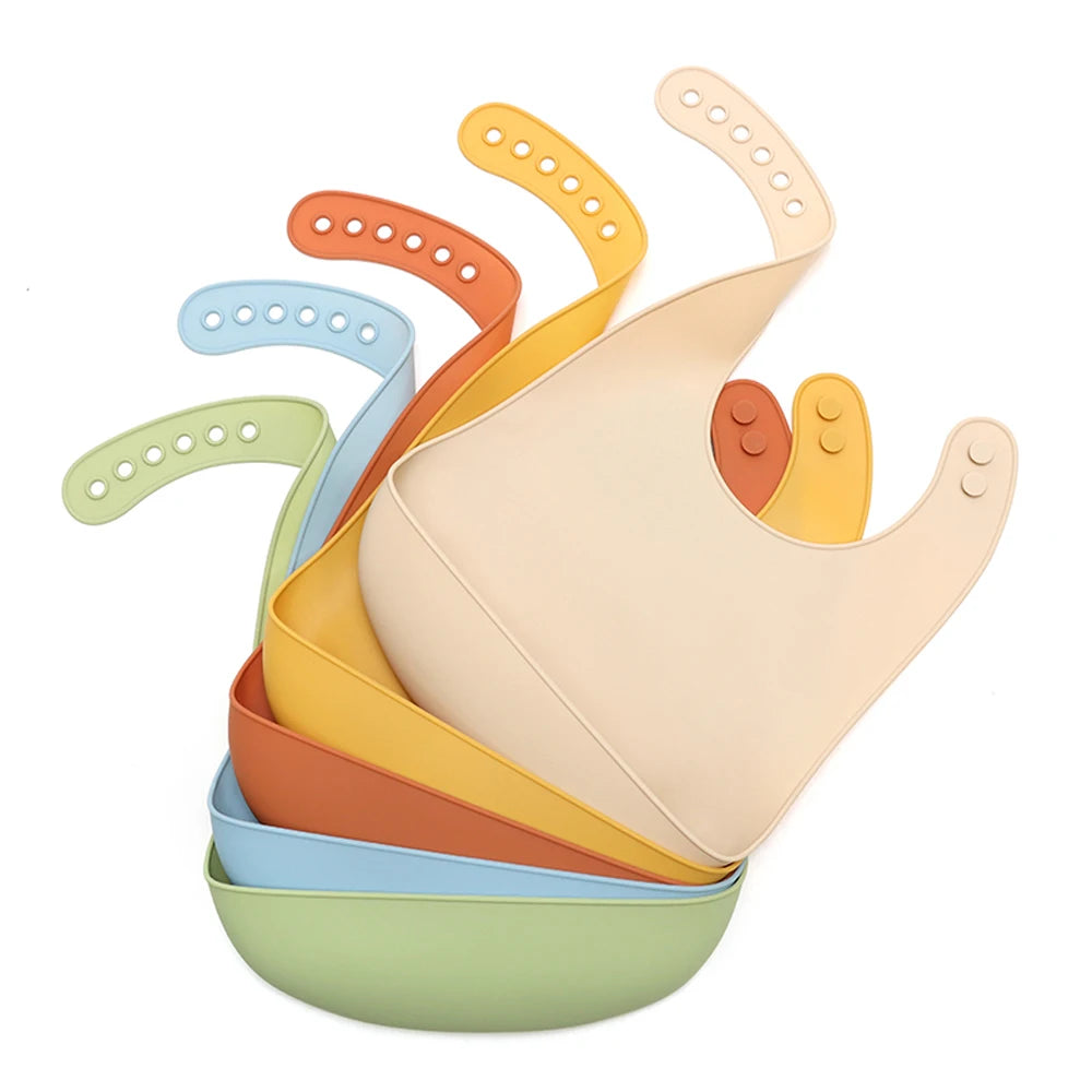 Personalized Silicone Baby Bib with Custom Name