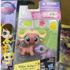 A set of three small pink and purple animal figures from the Little Sleep series packaged in plastic.