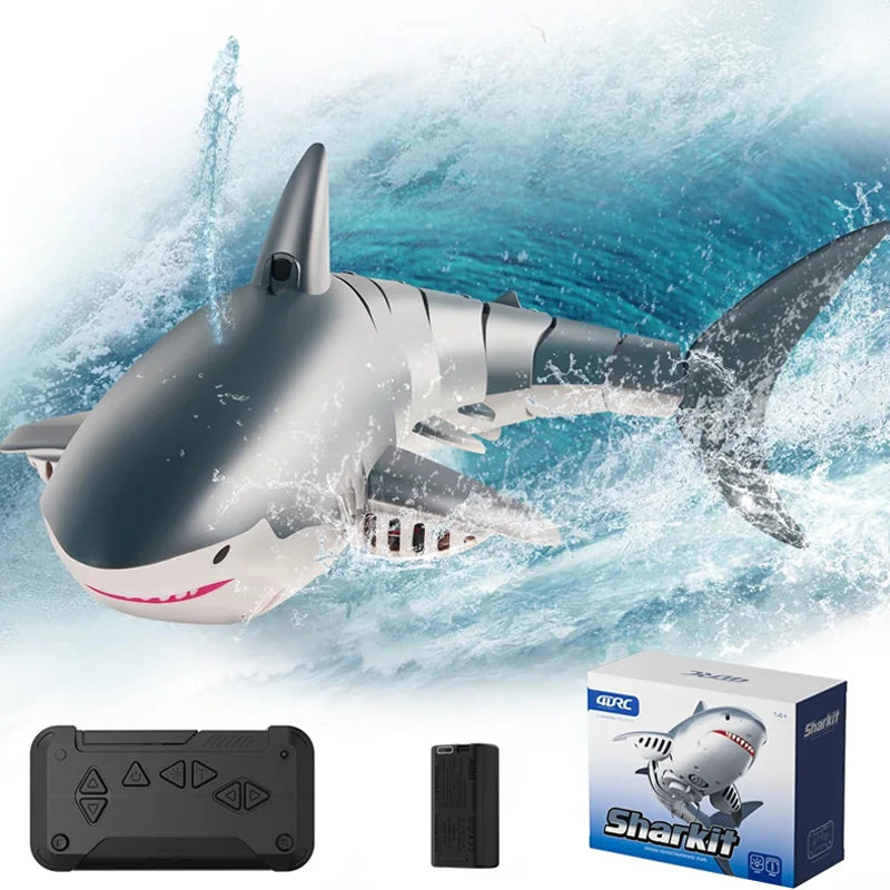 Realistic Remote Control Shark Toy with Rechargeable Battery