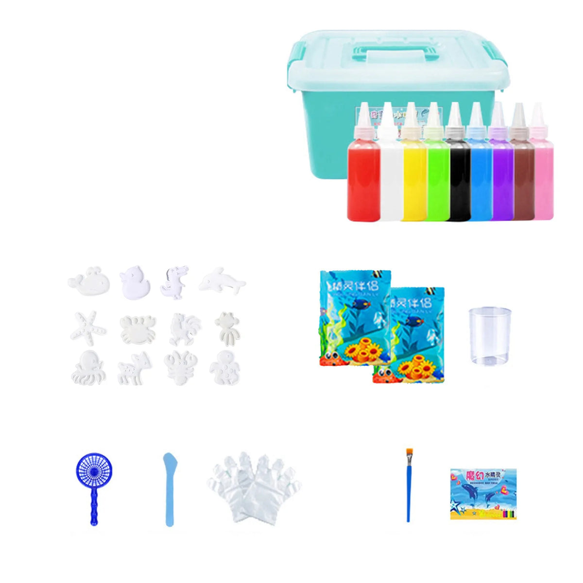 Magic Water Elf DIY Craft Kit – Create Colorful Ocean Creatures
