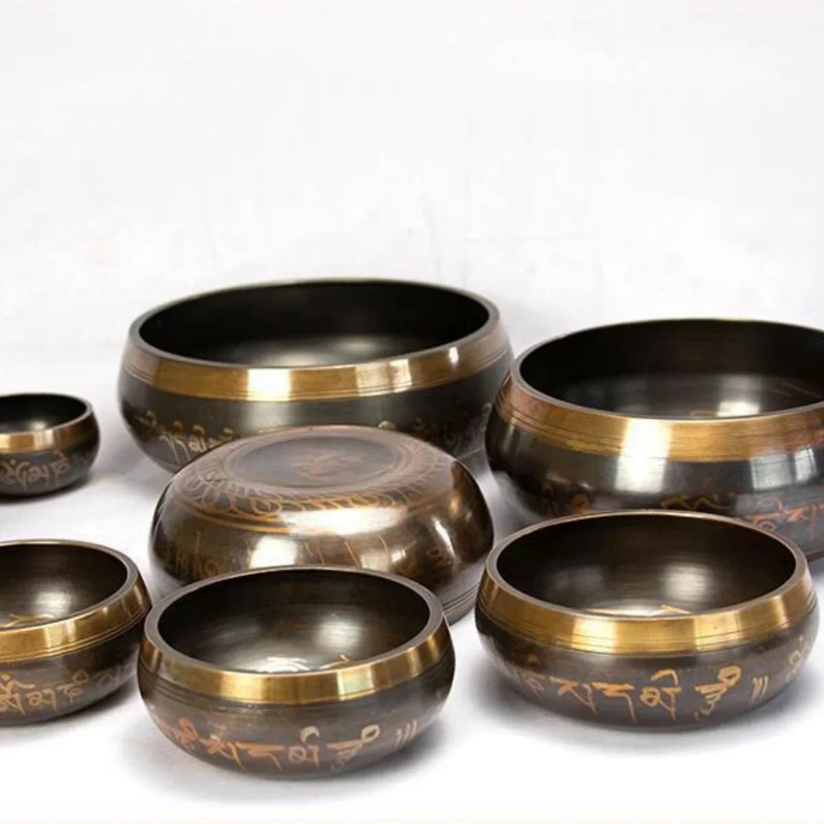 Tibetan Singing Bowl Set for Meditation and Relaxation