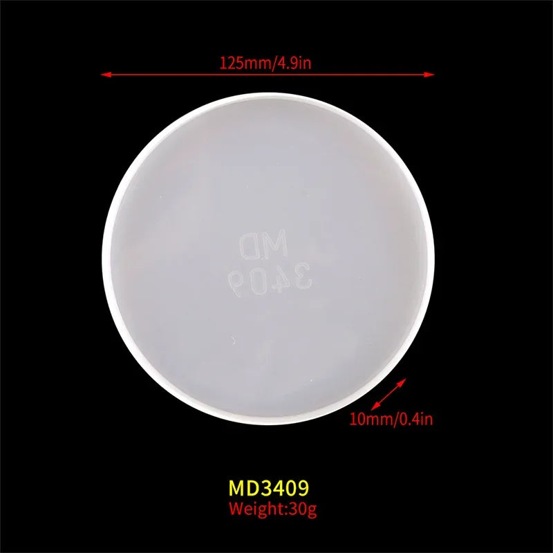 Flower-Shaped Silicone Coaster Mold for Epoxy Resin DIY