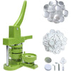 DIY Button Maker Machine Kit with Interchangeable Molds – 5 Sizes
