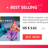 Magnetic 3D Fidget Cube – Geometric Puzzle for Creative Thinking