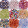 Gradient Glass Cracked Beads for Jewelry Making