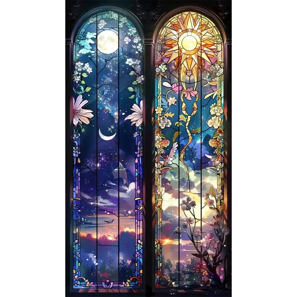 5D Diamond Painting Kit – Sun & Moon Landscape Art