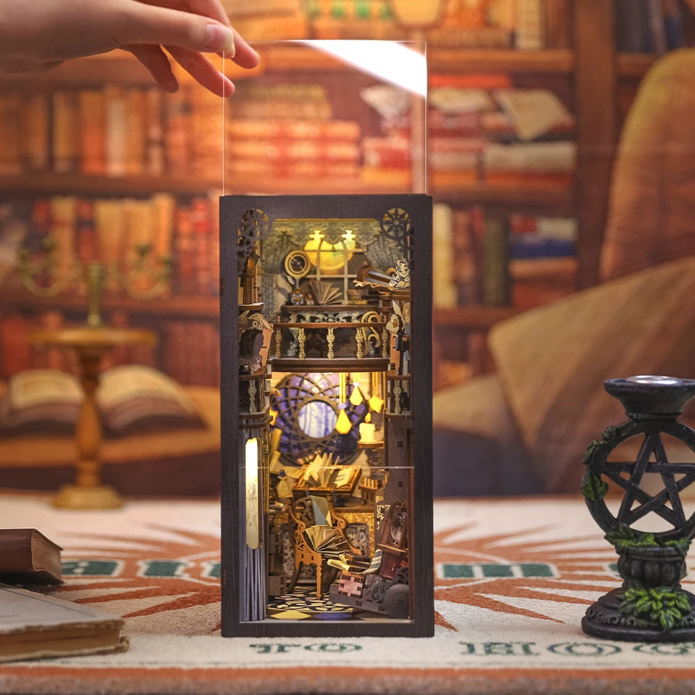 Eternal Bookstore DIY Book Nook Kit with LED Lighting
