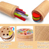 Wooden Montessori Color Sorting & Shape Matching Toy