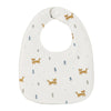 Soft Cotton Waterproof Baby Bibs (3-Pack, U-Shaped Design)