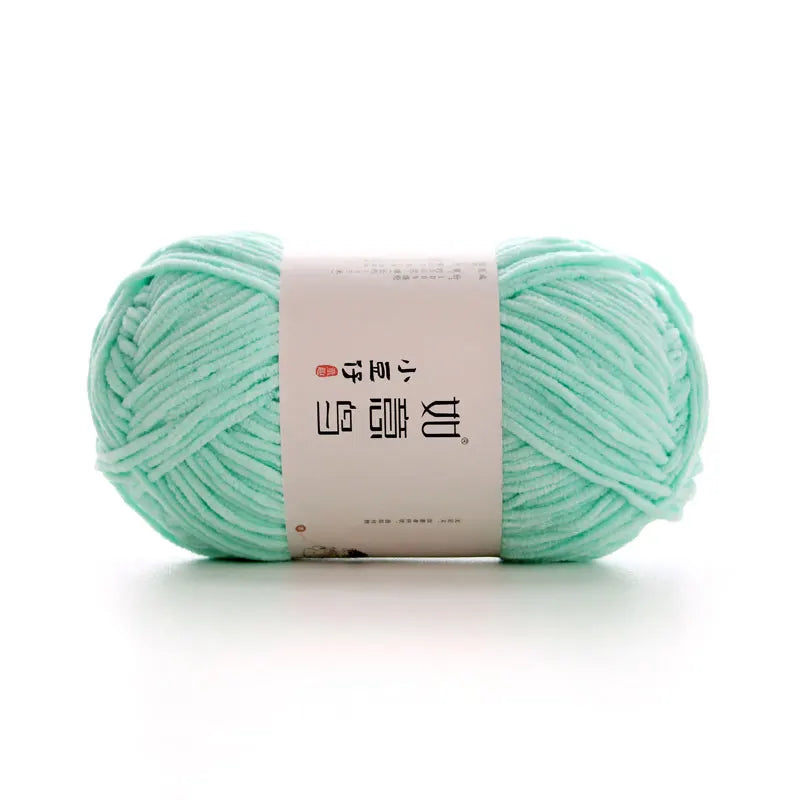 Soft Chenille Yarn for Crochet and Knitting