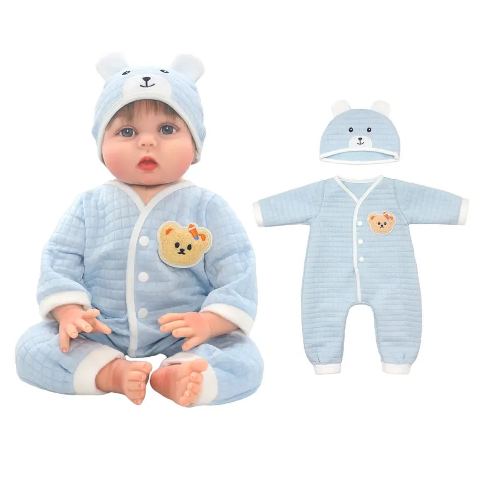 Adorable Jumpsuit Set for 20-22 Inch Reborn Dolls