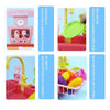 Electric kids kitchen sink toy with running water and play food set featuring a pink sink and various accessories.