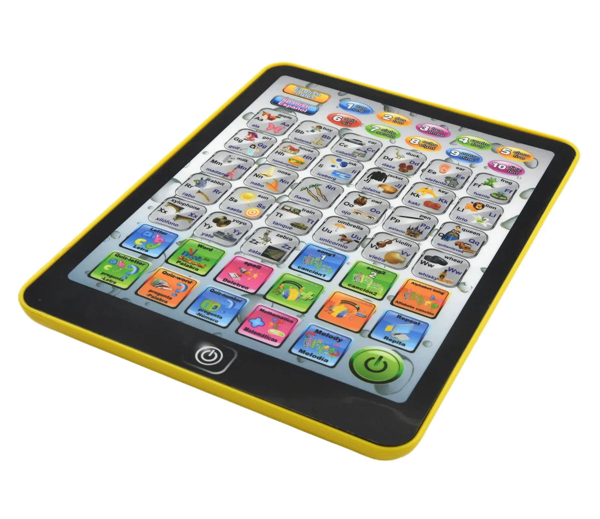 Spanish-English Bilingual Learning Tablet for Kids