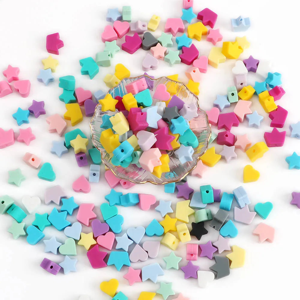 Silicone Charm Beads Set for DIY Jewelry Making