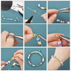 Stainless Steel Jewelry Findings Kit with Clasps, Jump Rings & Connectors