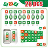 A set of 26 magnetic building blocks with uppercase letters A through Z and the word BIG