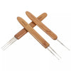 Dreadlock Crochet Hook Set with Bamboo Handles