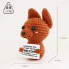 Handmade Crochet Emotional Support Cat Ornament
