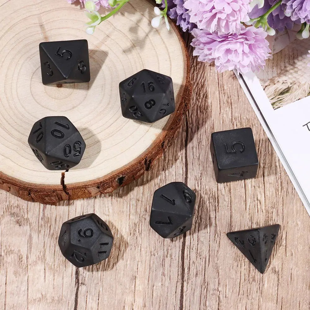 7-Piece Polyhedral Dice Set for Tabletop RPGs and Board Games