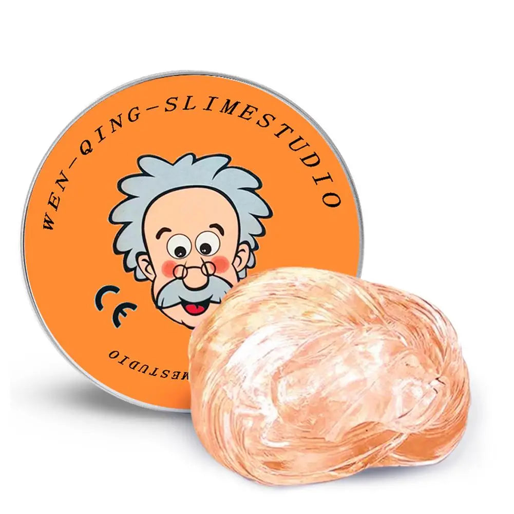 Crystal Clear Sensory Putty with Tin – Stress Relief & Bouncing Toy