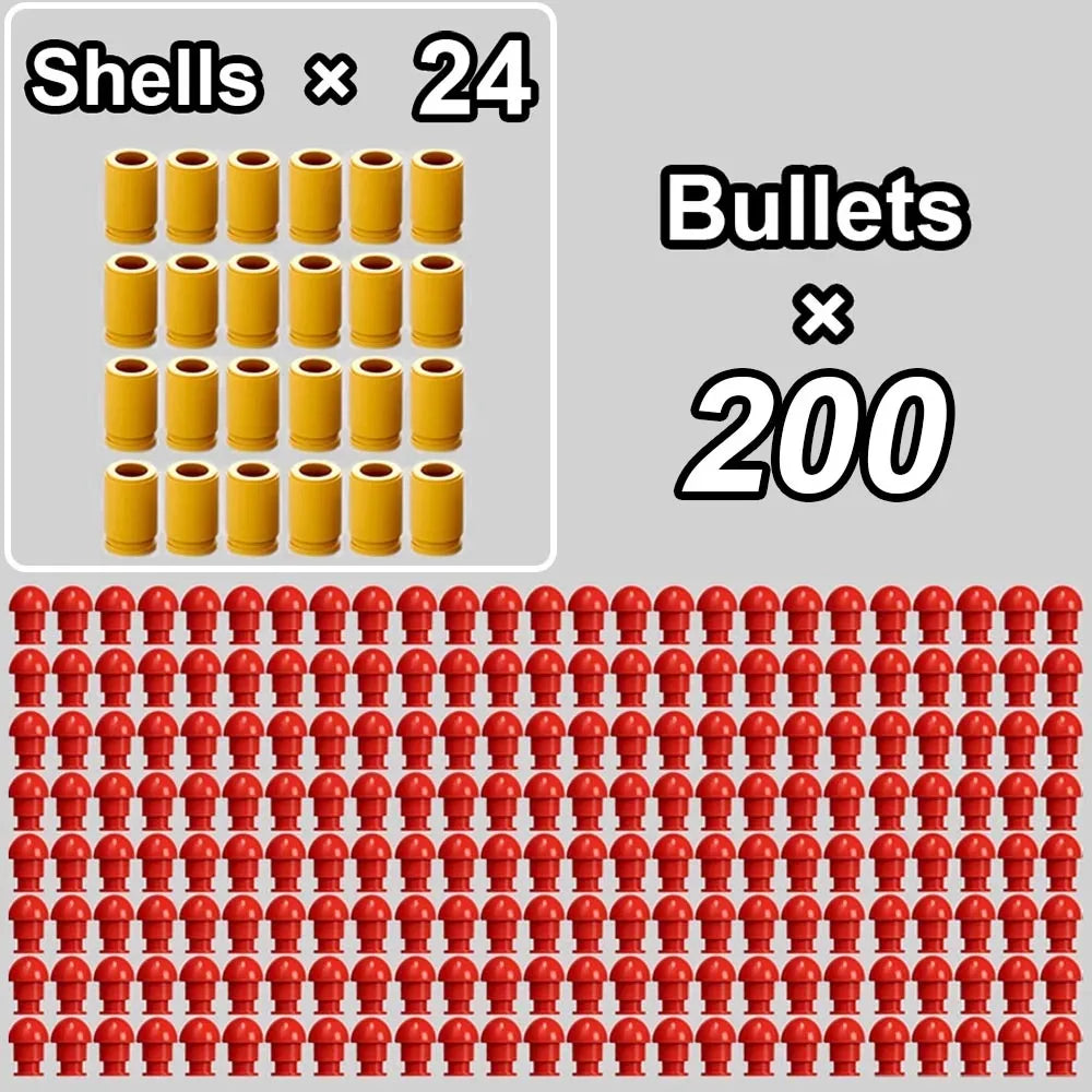 Reusable Toy Gun Shells and Bullets for M1911, SIG17 & USP Models