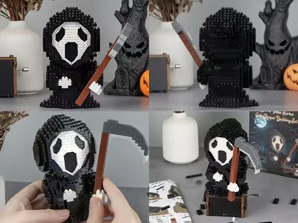 Death Reaper Clown Mini Building Blocks Set