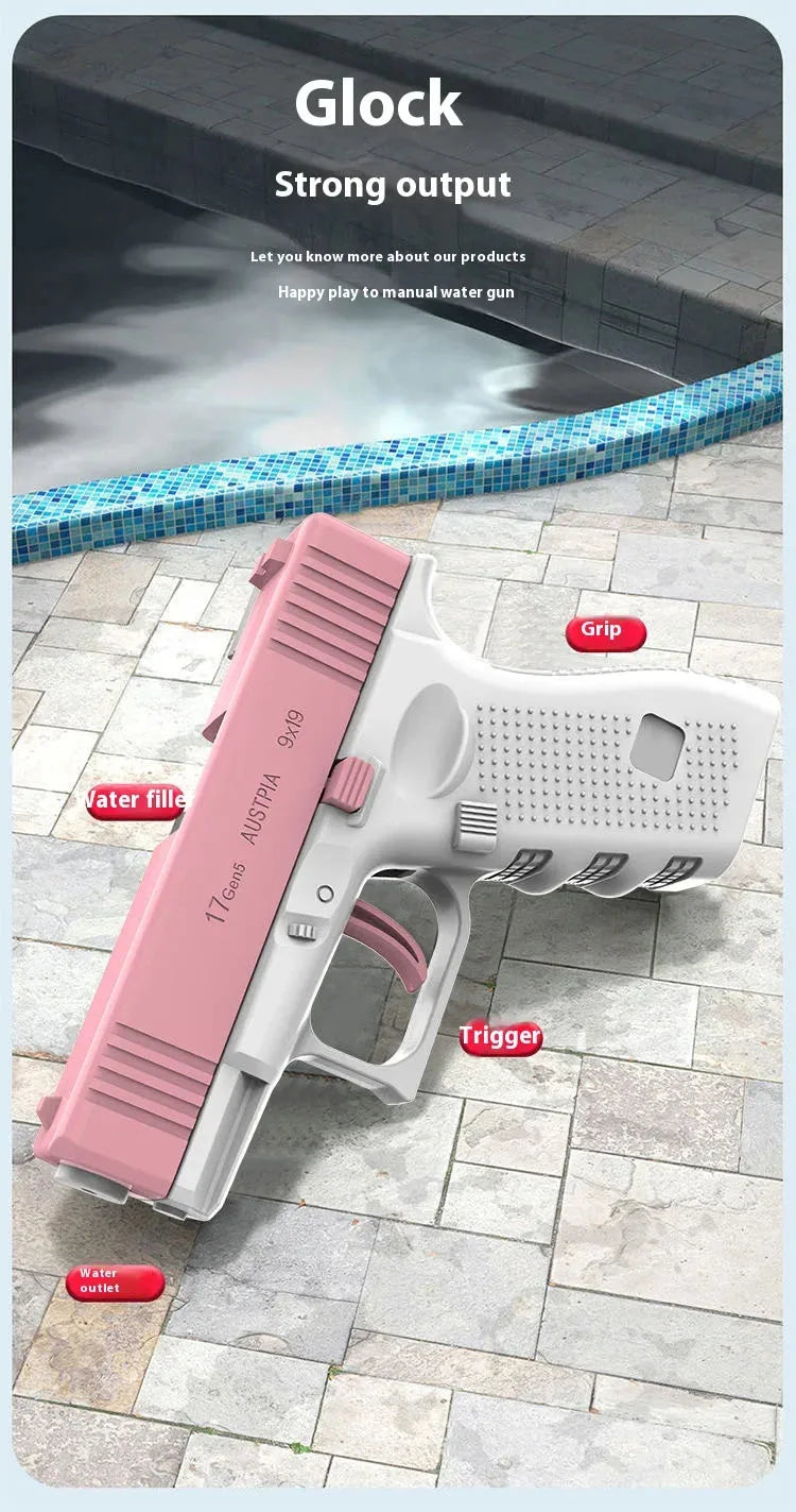 High-Pressure Non-Electric Water Pistol for Summer Outdoor Fun