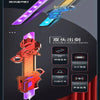 Double-Edged Telescopic Lightsaber with Glowing Effects