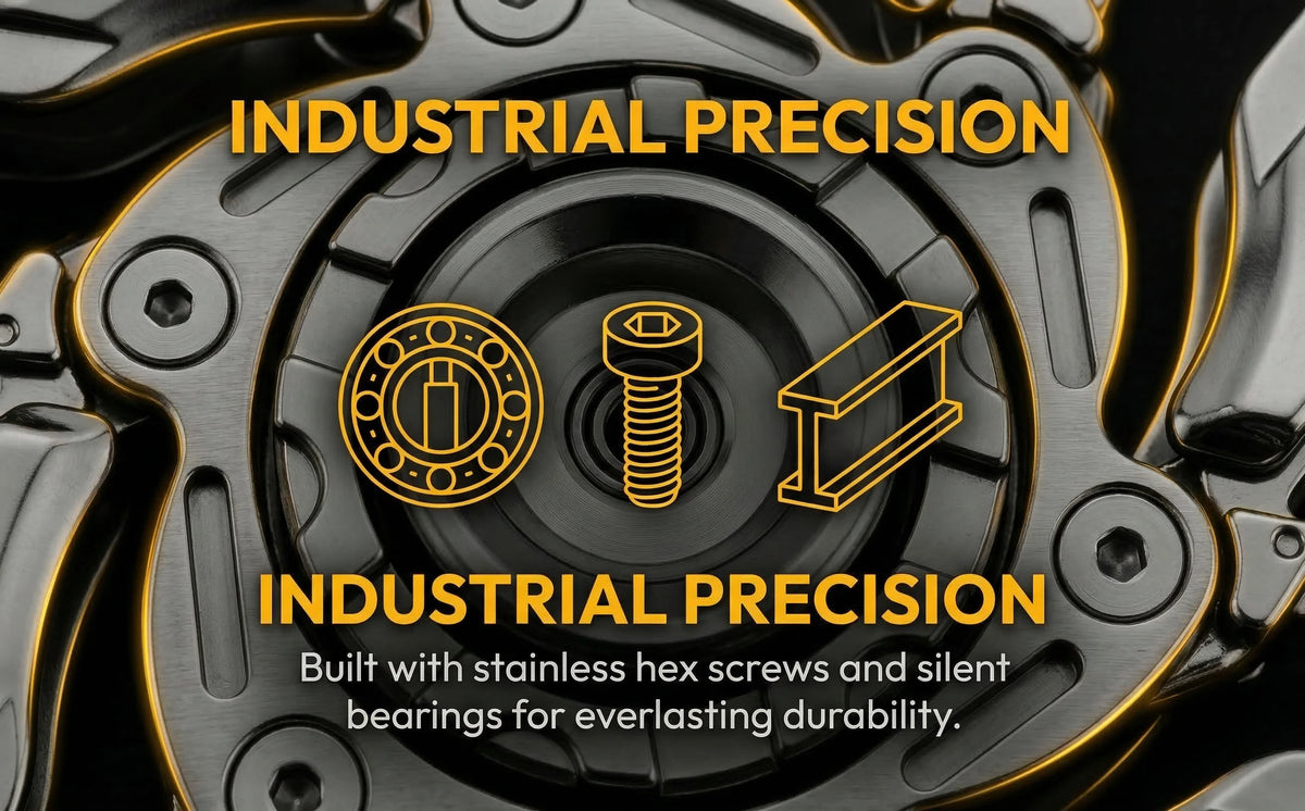 Precision Alloy Fidget Spinner for Stress Relief
