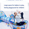 3-in-1 Kids Ball Pit Play Tent with Tunnel