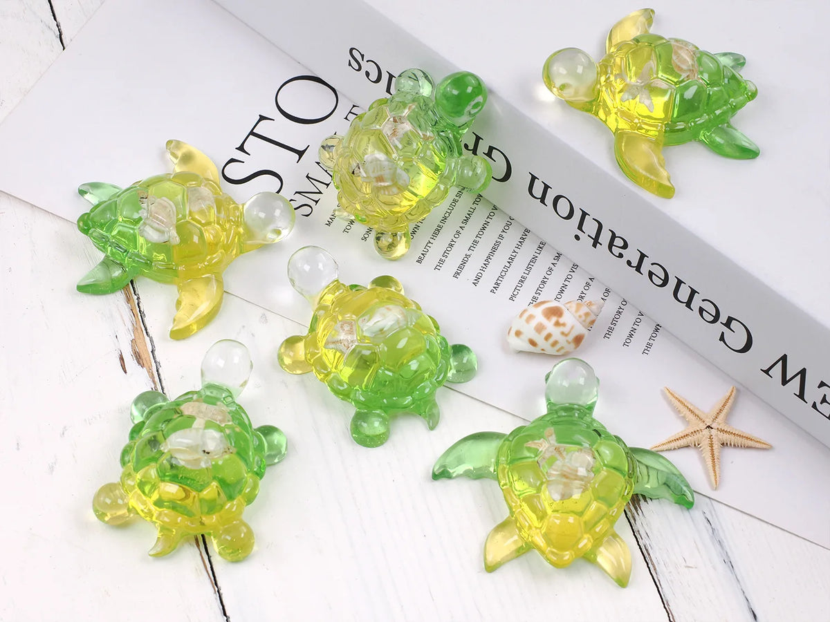 Cute Sea Turtle Silicone Mold for Epoxy Resin Crafts & Keychains