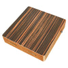 Compact Ebony Wood Cajon Drum with Adjustable Strap