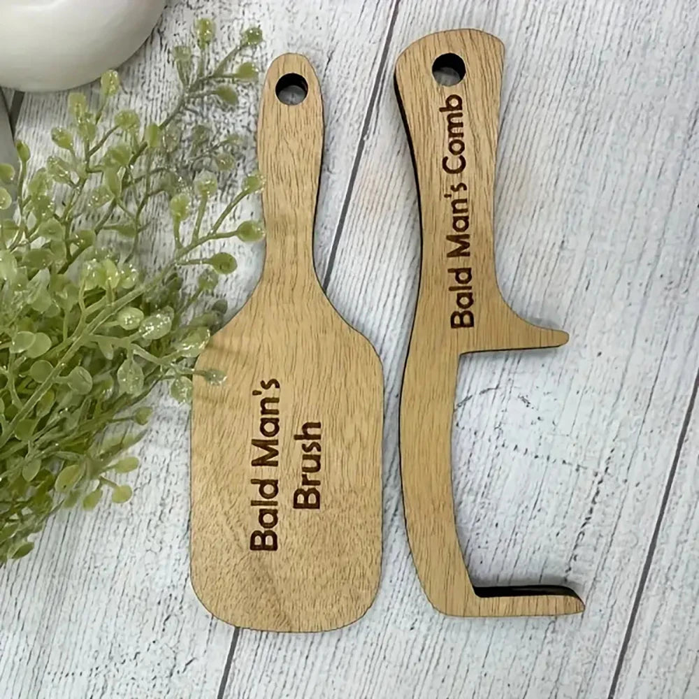 Wooden Head Polishing Brush for Smooth, Shiny Scalps