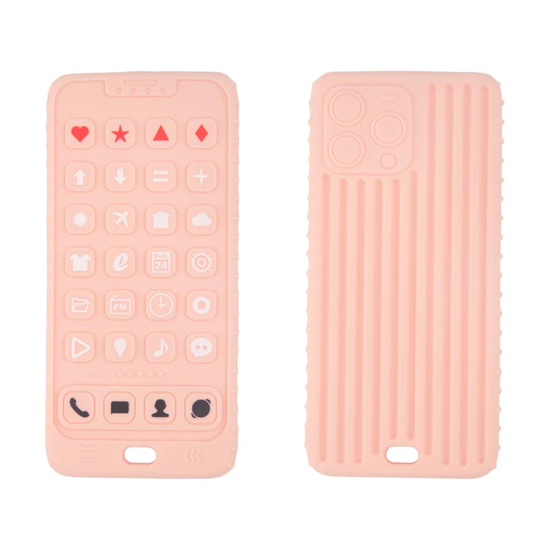 Silicone Remote Control Teether for Baby Teething Relief