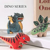 A set of dinosaur and ocean safari 3D paper animal puzzles for kids featuring various dinosaurs.