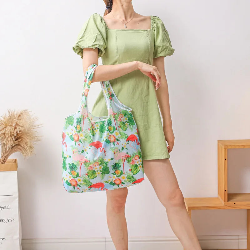 Foldable Heavy-Duty Reusable Shopping Tote
