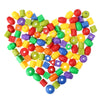 Rainbow Lacing Beads for Toddlers – Color & Shape Sorting Montessori Toy