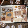 Vintage Alchemy Washi Sticker Pack – 50 Unique Metal-Inspired Designs for DIY Crafts