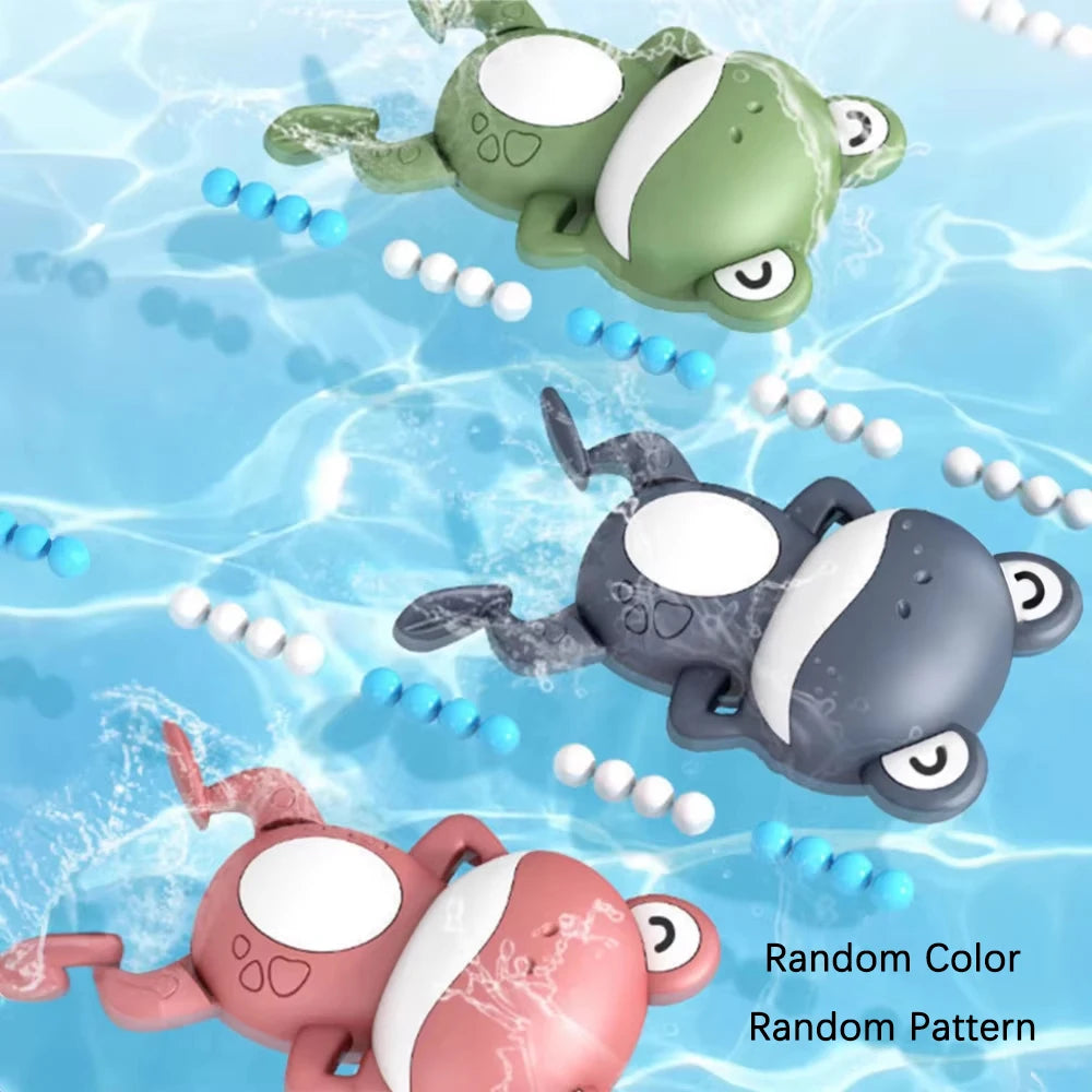 Frog Swimming Wind-Up Bath Toy for Kids
