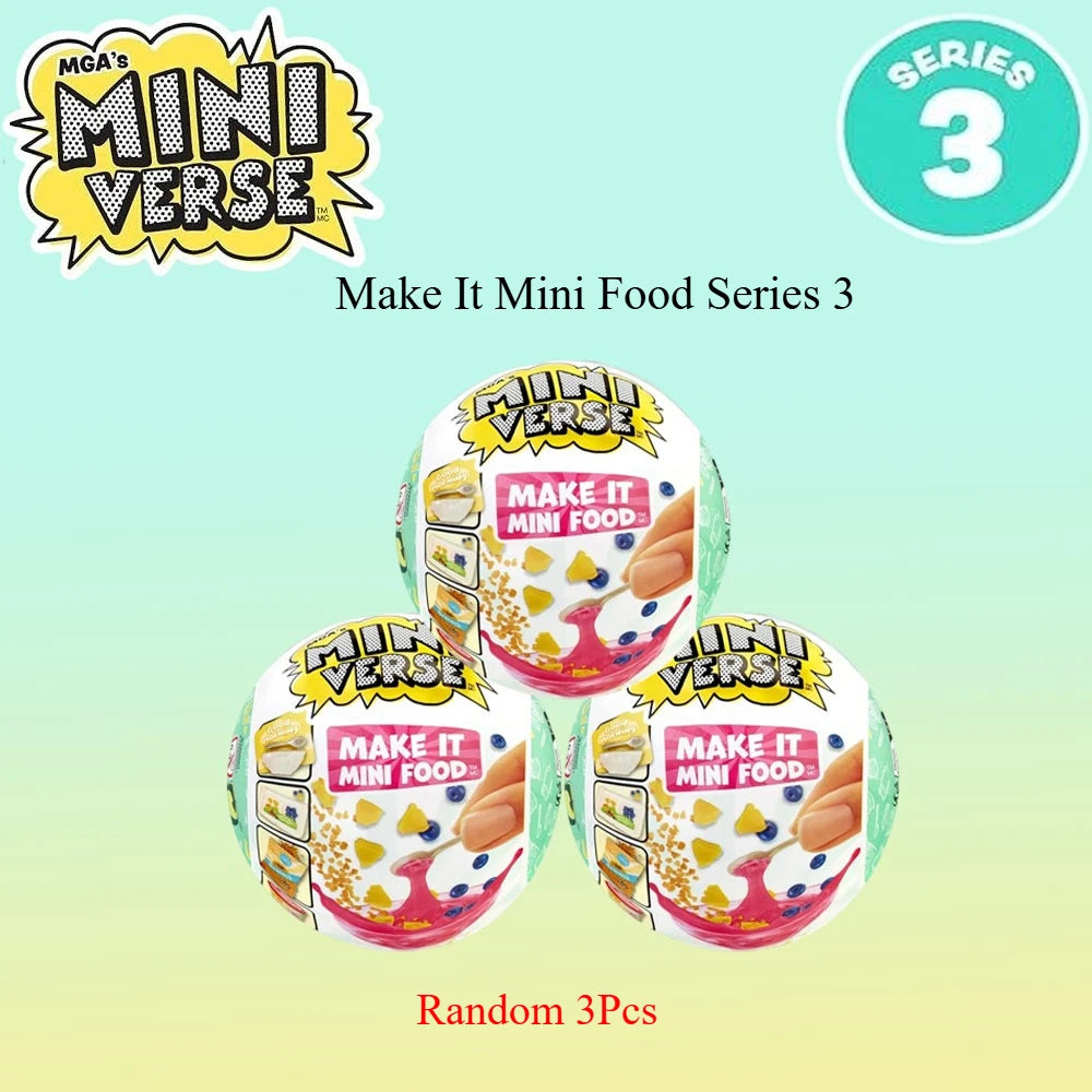 Miniverse Make It Mini Food Diner Series 3 Blind Box – Popsicle Dessert DIY Kit